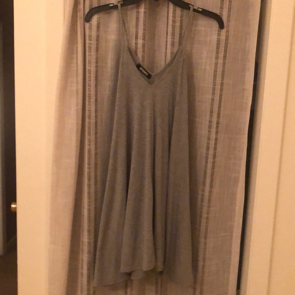 Grey cotton dress